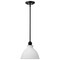 Nuvo Russel - 10 Inch Mini Pendant - Matte Black with Satin White Glass 60/8024 - alternate 4